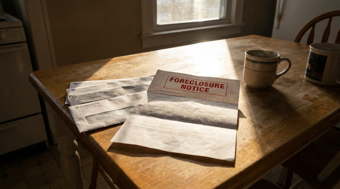 Florida homeowner reviewing foreclosure prevention options including loan modification and forbearance